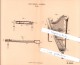 Original Patent  - Carl Oeller In Salzburg , 1888 , Zither !!! - Instruments De Musique