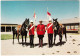 Fort Macleod: Royal Canadian Mounted Police; Flags & Horses, 'The Fort' - Alberta, Canada - Politie-Rijkswacht