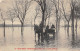 ¤¤  -  95  -  BASSE-INDRE   -  Inondations 1910  -  La Place Du Marché  -  Attelage   -  ¤¤ - Basse-Indre