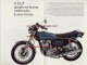Kawasaki 500 H1 USA 1975  Depliant Brochure Originale Factory Brochure Catalog Prospekt - Motorräder