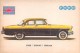 02746 "FORD ZODIAC BERLINA" AUTO - CAR - FIGURINA ORIGINALE - ORIGINAL TRADING CARD. SIDAM - TORINO. 1961 - Motores