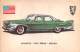 02752 "PLYMOUTH FURY SEDAN"  CAR.  ORIGINAL TRADING CARD. " AUTO INTERNATIONAL PARADE, SIDAM - TORINO". 1961 - Engine