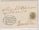 1858-H-59. * CUBA ESPAÑA SPAIN. ISABEL II. CORREO OFICIAL. 1866. OFFICIAL MAIL. SOBRE &frac12; ONZA. OBISPADO DE LA HABA - Prefilatelia