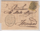 1858-H-61.*CUBA ESPAÑA SPAIN. ISABEL II. CORREO OFICIAL. 1860. OFFICIAL MAIL. SOBRE &frac12; ONZA. MARCA PARRILLA LINEAS - Voorfilatelie