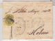 1858-H-62.*CUBA ESPAÑA SPAIN. ISABEL II. SOBRE CORREO OFICIAL. 1858. OFFICIAL MAIL. SOBRE &frac12; ONZA. MARCA BAEZA PIN - Prefilatelia