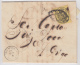 1858-H-64.* CUBA ESPAÑA SPAIN. ISABEL II. CORREO OFICIAL 1861. OFFICIAL MAIL. SOBRE &frac12;  ONZA. FECHADOR SAN CRISTOB - Prefilatelia