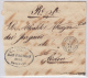 1862-H-11. * CUBA ESPAÑA SPAIN. ISABEL II. CORREO OFICIAL 1862. OFFICIAL MAIL. SOBRE C/  HANABANA. RARA MARCA POSTAL. - Prefilatelia