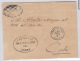 1864-H-28. * CUBA ESPAÑA SPAIN. ISABEL II. CORREO OFICIAL 1864. OFFICIAL MAIL. SOBRE C/  EL COBRE. RARA MARCA POSTAL. - Prefilatelia