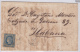 1867-H-5. * CUBA ESPAÑA SPAIN. ISABEL II. 1867. Ed.19. SOBRE 10c. DE SAN DIEGO DE LOS BAÑOS. FECHADOR INVERTIDO. - Prefilatelia