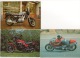 MOTO . KAWASAKI K2 1300 . KAWASAKI GP 1100 . Jean- François Balde Sur Chevalier 250 . 3 CARTES POSTALES - Réf. N°7912 - - Regiments