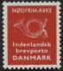 1991 Danimarca, Francobollo D'emergenza Venduto Dalle Posta Danesi In Un Pieghevole, Nuovo - Unused Stamps