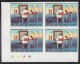 Upper Volta/Burkina Faso MNH Scott 346-#350 Set Of 5 Imperf Lower Left Plate Blocks Sir Winston Churchill - Upper Volta (1958-1984)