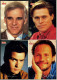4 X Kino-Autogrammkarte  -  Repro, Signatur Aufgedruckt  -  Steve Martin , Billy Crystal , Charlie Sheen , Willem Dafoe - Autografi