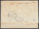 1857-H-117.* CUBA ESPAÑA SPAIN. ISABEL II. 1857. Ed.Ant.7. SOBRE &frac12; R. MARCA HABANA TIPO III (1) AZUL. 1858. - Voorfilatelie