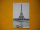 Cpa   PARIS  -  75  -  La Tour Eiffel Et La Seine - Estatuas