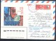 Russia USSR CCCP 1982 Postal Stationery Cover: Space Astronauts Cosmonauts; Sputnik; Sent  To Germany + Back Stamp - Europa