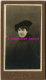Format Mignonnette CDV 4,6x8,2cm-portrait D´une Femme Au Chapeau-Rapid Photo - Oud (voor 1900)