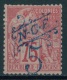 NOUVELLE CALEDONIE  -  MVLH/* - 1892 - Yv  39 TRES PETITE CHARNIERE SEE SCAN  - Lot 10981 - Gebraucht