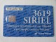 RARE : DOUBLE NUMEROTATION ET IMPRESSION SUR 3619 SIRIEL 50U - Fehldrucke