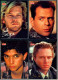 4 X Kino-Autogrammkarte  -  Repro, Signatur Aufgedruckt  -  Chritopher Walken , Bruce Willis , Ralph Macchio - Autographs