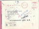 2876 PARIS 47 Lettre Recommandée 1972 Avec Avis De Réception AR Griffe Non Reclamé Retour à L'Envoyeur EMA NB 4,50 F - Affrancature Meccaniche Rosse (EMA)