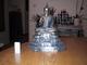 Bel Argenté De La Reine Bouddha Plaqué De Thaïlande. Statue Lourde, Plus De 5 Kilos * BUDDHA * BOEDA * BOEDHA * BHUDA - Art Asiatique