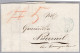 Heimat AG LENZBURG 1853-07-06 Blau Brief Nach Niederwil - ...-1845 Prephilately