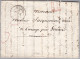 Heimat BE BELLEY 1844-04-05 Brief Nach Carouge "LF5D" Rot Im Kasten - ...-1845 Prephilately