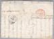 Heimat BE BELLEY 1844-04-05 Brief Nach Carouge "LF5D" Rot Im Kasten - ...-1845 Prefilatelia