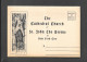 NEW YORK CITY - NY - SOUVENIR FOLDER OF THE CATHEDRAL CHURCH OF ST JOHN THE DIVINE - CARNET SOUVENIR - 10 PHOTOS - Églises