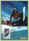 Carte Postale CP Maximum 1er Jour A.F.S. Cachet ALBERTVILLE 26.1.2002 Timbre Snowboard France SALT LAKE CITY'02 - Winter 2006: Turin