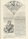 Delcampe - 9 GRAVURES De 1855 Avec Article De 8 Pages Sur L'HISTOIRE De L'EVENTAIL - Estampes & Gravures