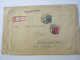 1931, Aufdruckmarken Auf Einschreiben Aus Zoppot - Cartas & Documentos