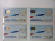 RARE : LOT DE 8 CORDONS BLEU 4 DE 120U ET 4 DE 50U VARIETE COULEUR RECTO VERSO ET NUMEROTATION - Fehldrucke