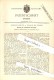 Original Patent - Rudolf Heger à Chaux-de-Fonds , 1885 , Montre De Poche Sans Les Mains !!! - Montres Gousset
