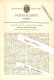 Original Patent - Rudolf Heger à Chaux-de-Fonds , 1885 , Montre De Poche Sans Les Mains !!! - Taschenuhren