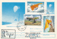 PARACHUTTING, DELTAPLANE, STAMPS, REGISTERED PC STATIONERY, ENTIER POSTAUX, 1994, ROMANIA - Parachutting