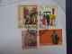 Switzerland Cover With Art Stamps - Cartas & Documentos