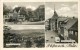 ALLEMAGNE - POSSNECK - / Thur - Marktplatz - Krautgasse Mit Rathaus - Blick Von Der Altenburg - Poessneck