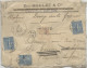 1907 - SEMEUSE - ENVELOPPE CHARGEE De PARIS Pour TESSON - 1903-60 Semeuse Lignée