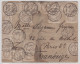 NORVEGE - N° 46 - 1 Gris-olive Sur Lettre En Paire, Bande De 4 ... Lettre Pour La FRANCE Du 19/02/1906. - Covers & Documents