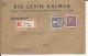 SUEDE - 1935 - ENVELOPPE RECOMMANDEE De KALMAR Pour BASEL (SUISSE) - Storia Postale