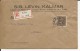 SUEDE - 1929 - ENVELOPPE RECOMMANDEE De KALMAR Pour BASEL (SUISSE) - Briefe U. Dokumente