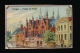 CHROMO 8.5 X 5.5 CM - CALENDRIER 1901  =  BRUGES  PALAIS DU FRANC =  2 SCANS - Otros & Sin Clasificación