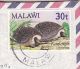 MALAWI Air Mail COVER 40t HEDGEHOG Stamps To GB - Autres & Non Classés