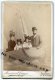 - Grande Photo Ancienne, Famille Hongroise, Bateau, Enfants, Chapeau Melon, Photo Kurziveil Frigyes,, Budapest, Scans. - Ancianas (antes De 1900)