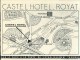 63 - Royat - ** Castel Hôtel ** - Carte Commerciale Ancienne Double - Bon état. - Restaurants
