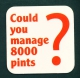 UNITED KINGDOM  -  Please Give Blood  Beermat As Scans - Bierdeckel