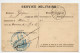 1911 - CP SERVICE MILITAIRE De RIOM (PUY DE DOME) Avec CACHET Du 105° REGIMENT D´INFANTERIE - Lettres & Documents