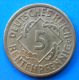 Allemagne Germany Deutschland Weimar 5 Rentenpfenning 1924 A Km 32 UNC ! - 5 Rentenpfennig & 5 Reichspfennig